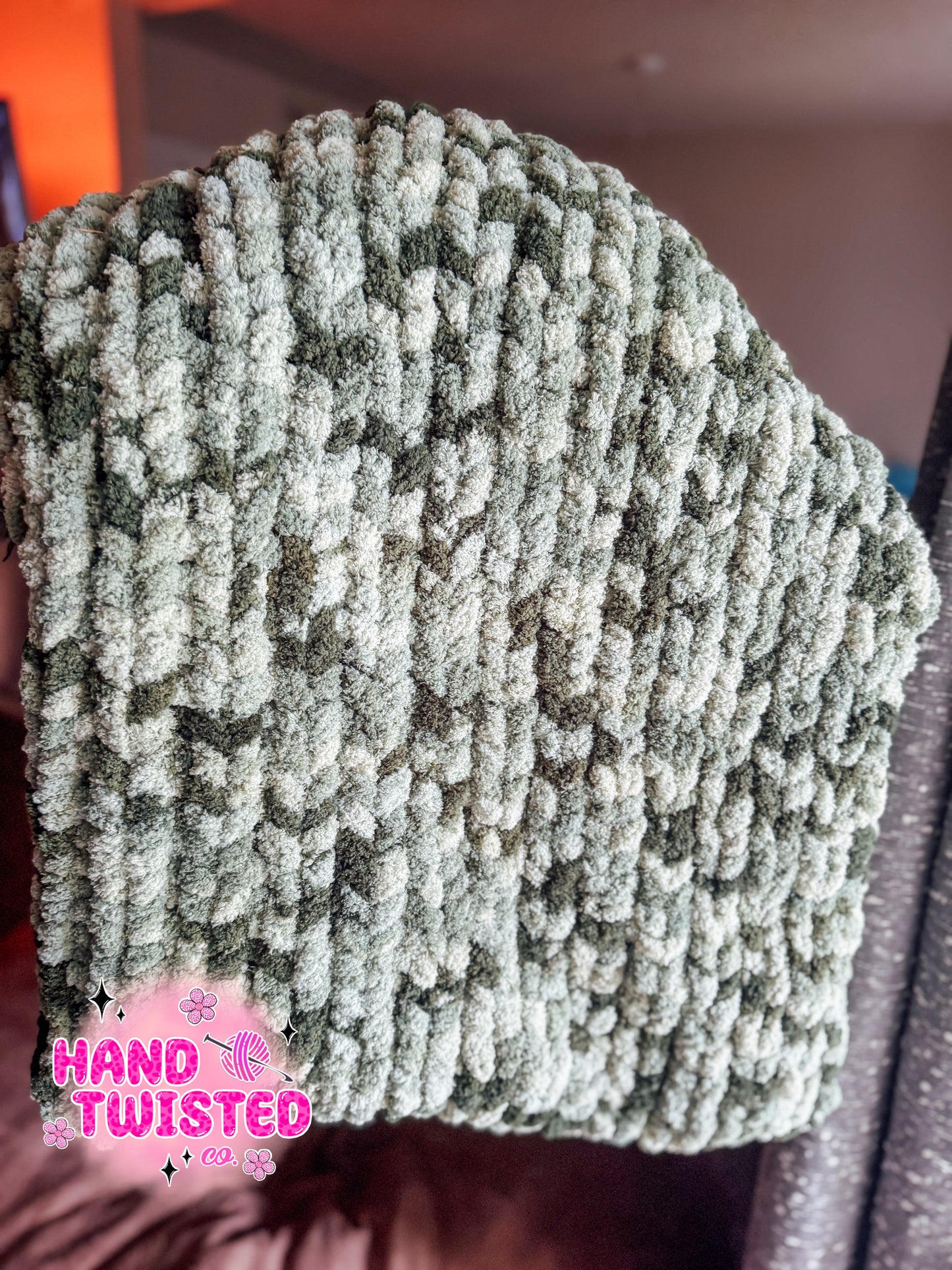 Hand Knit Blanket
