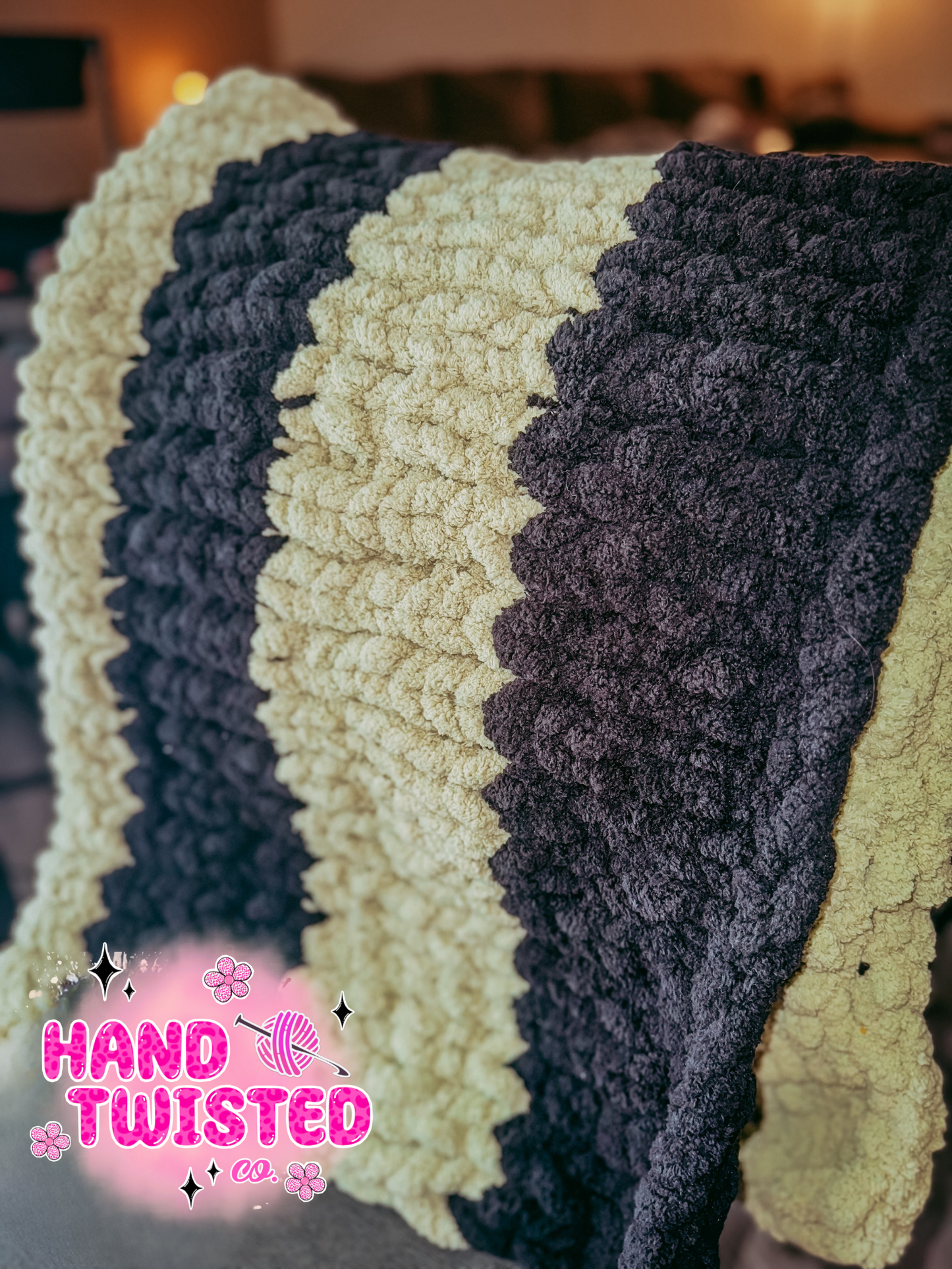 Hand Knit Blanket